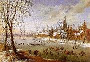Daniel van Heil The Pleasures of Winter Spain oil painting reproduction